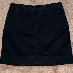Merona Women Classic Black Cotton Skirt. Size 8